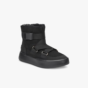 Ugg Classic Boom Buckle Women Classic Boots Black (6379ZFKPX)